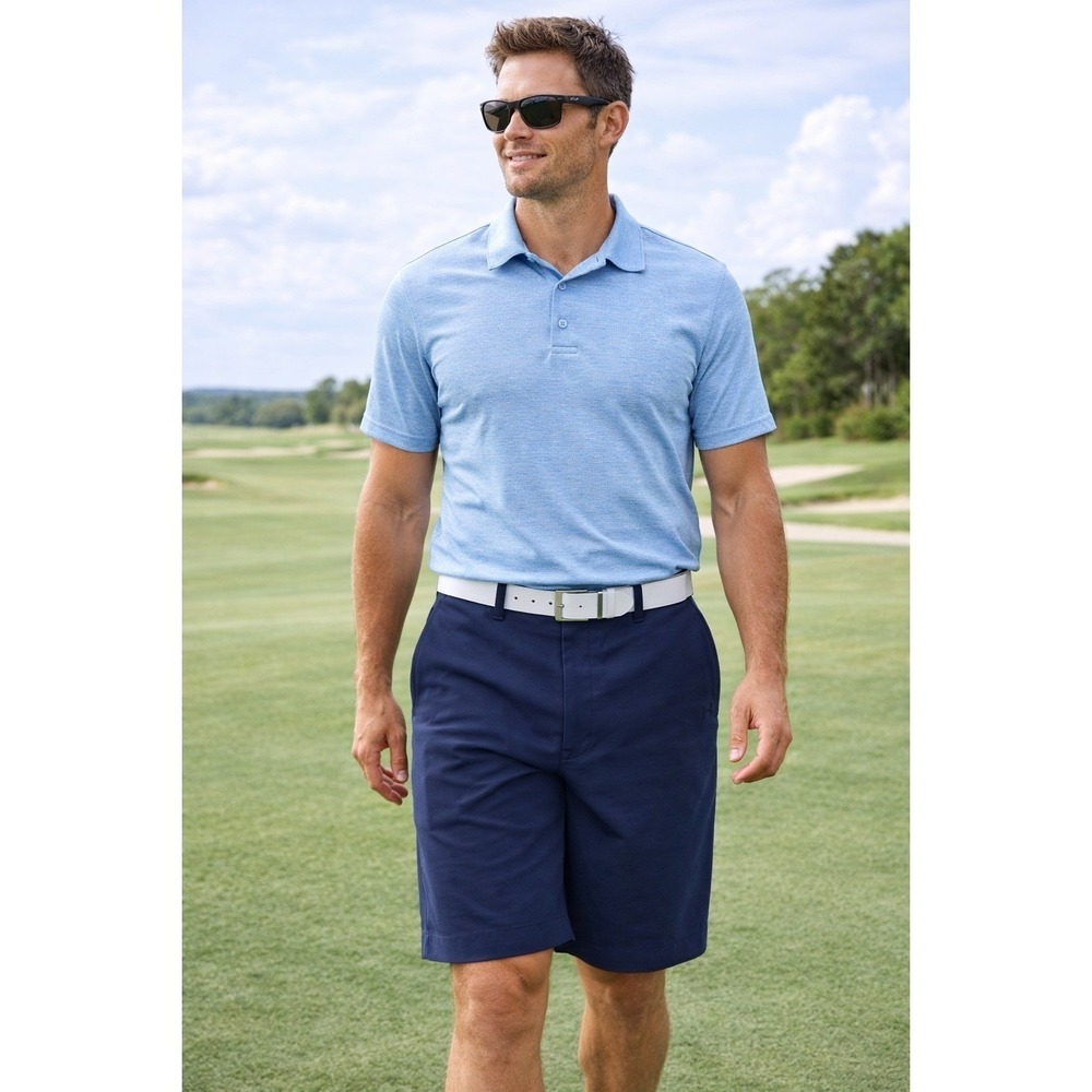 Under Armour Men Golf Shorts Black Flat Front Athletic Fit Size 32